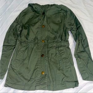 girls green jacket